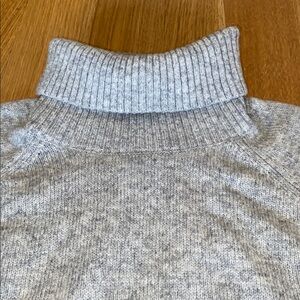 Merino Wool Turtleneck Men’s Soft Knit Sweater LACHLAN British Inspired Gray